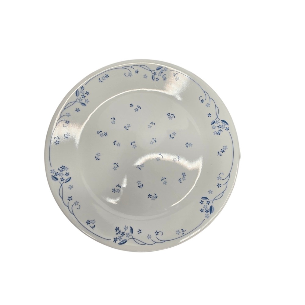 Vintage Corelle Corning PROVINCIAL BLUE Floral 10 1/4" Dinner Plates Set of 4 - Picture 5 of 7